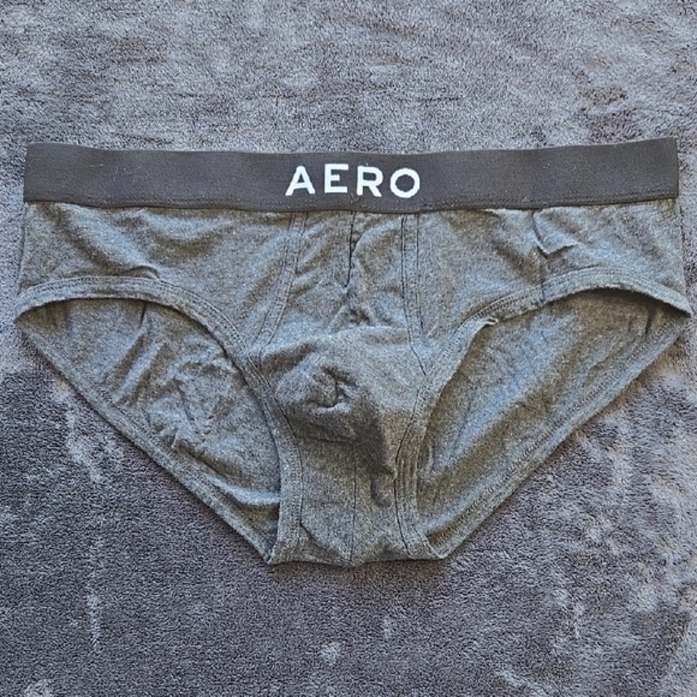 Aeropostale Gray Briefs with Contoured Pouch